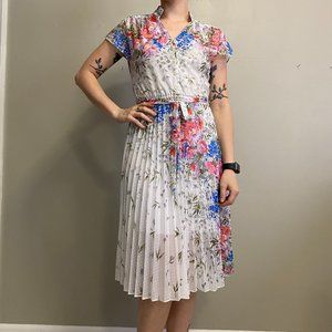 Amazing Vintage Sheer Floral Dress